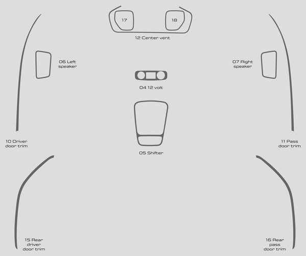 Hyundai Venue (SUV) | 2020-2023 | Kit tableau de bord (Signature) | #LUXVU20SGN