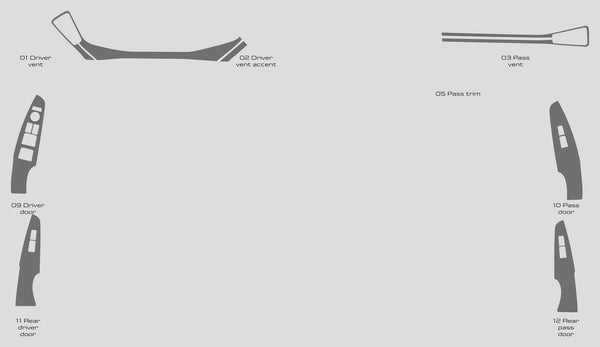 Hyundai Ioniq électrique (à hayon) | 2020-2021 | Kit tableau de bord (Signature) | #HYIO20SGN