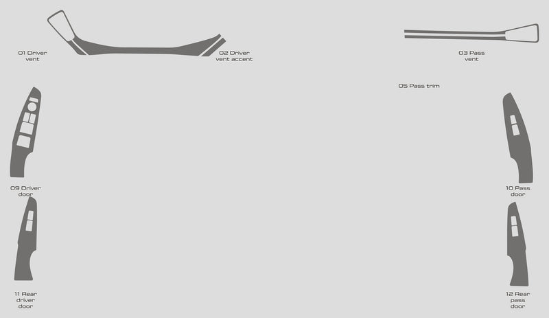 Hyundai Ioniq hybride (à hayon) | 2020-2021 | Kit tableau de bord (Signature) | #LUXIO20SGN