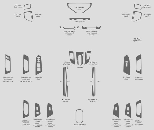 Honda CR-V (SUV) | 2020-2020 | Dash kit (Full) | #HOCR20INF