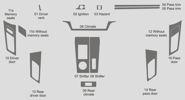 Mitsubishi Outlander (SUV) | 2022-2024 | Dash kit (Full) | #LUXOU22INT