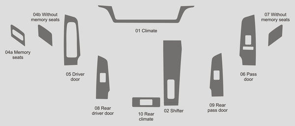 Mitsubishi Outlander (VUS) | 2022-2023 | Kit tableau de bord (Signature) | #MIOU22FM1