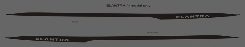 Hyundai Elantra (Sedan) | 2021-2024 | Rocker | #LUXEN21RKR