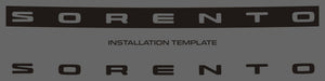Kia Sorento (SUV) | 2021-2022 | Tailgate Logo | #KISR21LOT
