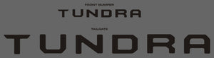 Toyota Tundra (Double Cab) | 2022-2026 | Hood and Tailgate Logos | #TOTU22LOK