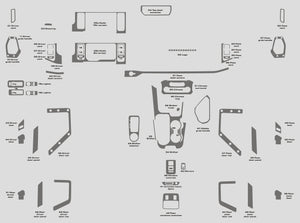 Ford Bronco (VUS) | 2021-2023 | Kit tableau de bord (complet) | #FOBR21INF