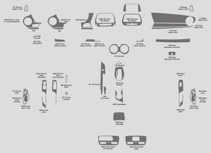 Chevrolet Camaro (Coupé) | 2016-2023 | Kit tableau de bord (complet) | #CHCA16INF