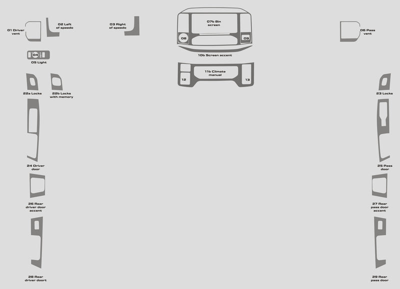 Ford F-150 (SuperCrew) | 2021-2025 | Original Selection | #FOFE21INF