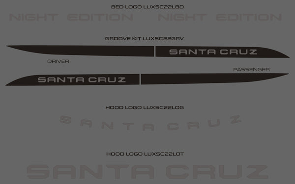 Hyundai Santa Cruz (Pickup) | 2022-2024 | Groove Kit | #LUXSC22NIG