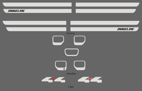 Honda Ridgeline (Crew Cab) | 2009-2016 | Groove Kit | #HORI09GRK