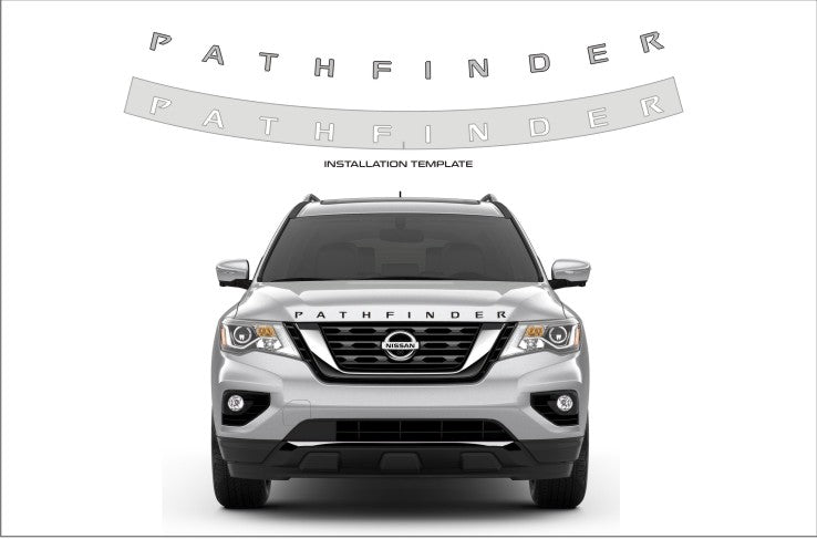 Nissan Pathfinder (SUV) | 2017-2021 | Hood Logo | #LUXPT17LOG