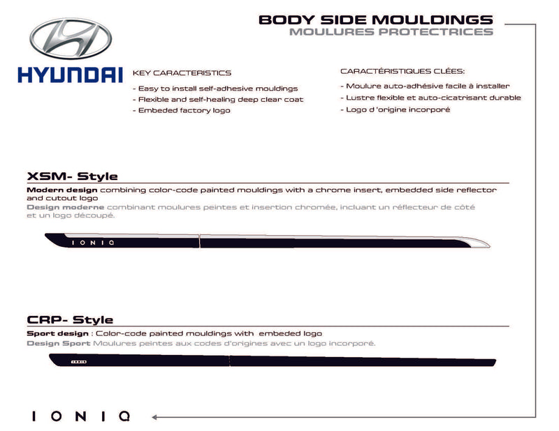 Hyundai Ioniq Hybrid (Hatchback) | 2018-2022 | FLASH | #LUXIO18XSM