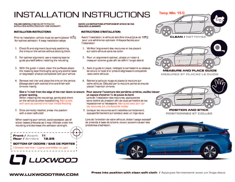 Hyundai Ioniq Electric (Hatchback) | 2018-2022 | FLASH | #LUXIO18XSM