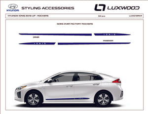 Hyundai Ioniq Hybrid (Hatchback) | 2018-2022 | Rocker Kit | #LUXIO18RKK