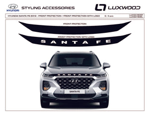 Hyundai Santa Fe (SUV) | 2021-2023 | Hood Deflector w/logo | #LUXSA21DEL