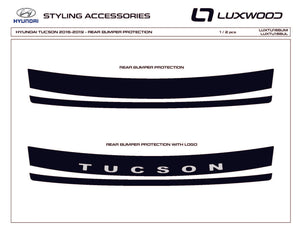 Hyundai Tucson (SUV) | 2016-2021 | Bumper protector | #LUXTU16BUM