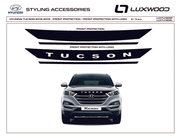 Hyundai Tucson (SUV) | 2016-2021 | Hood Deflector | #LUXTU16DEF