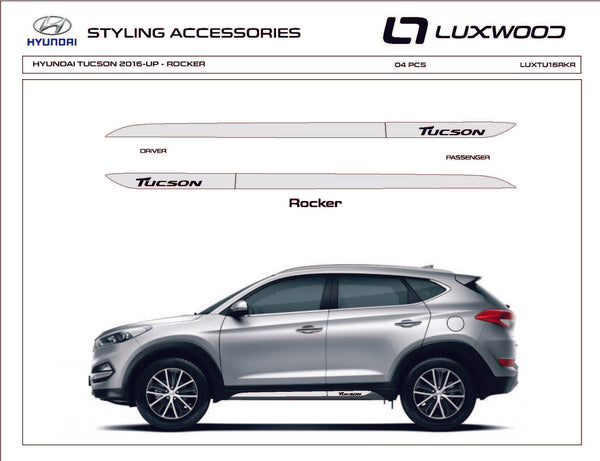 Hyundai Tucson (SUV) | 2016-2021 | Rocker | #LUXTU16RKR