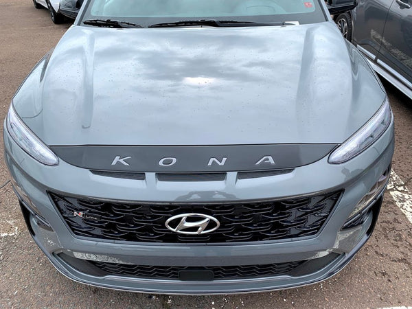 Hyundai Kona N (SUV) | 2022-2023 | Déflecteur de capot avec logo | #HYKN22DEL