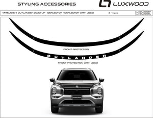 Mitsubishi Outlander (SUV) | 2022-2024 | Hood Deflector | #LUXOU22DEF