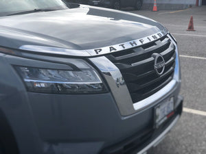 Nissan Pathfinder (SUV) | 2022-2024 | Hood Deflector w/logo | #LUXPT22DEK