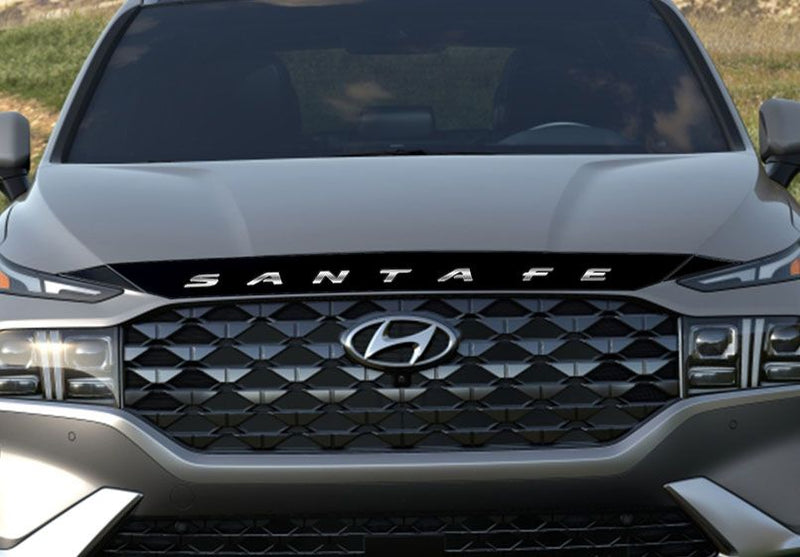 Hyundai Santa Fe (SUV) | 2021-2023 | Hood Deflector w/logo | #LUXSA21DEL