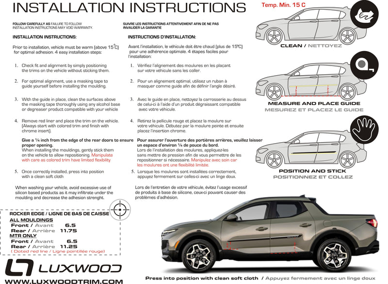 Hyundai Santa Cruz (Pick-up) | 2022-2023 | FLASH | #LUXSC22XSM