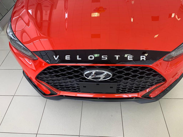 Hyundai Veloster (Hatchback) | 2019-2022 | Hood Deflector w/logo | #LUXVE19DEL