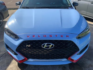 Hyundai Veloster (Hatchback) | 2019-2022 | Hood Deflector w/logo | #HYVE19DEL