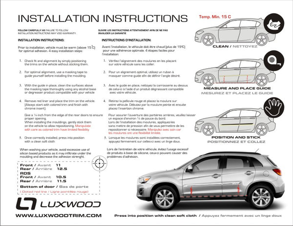 Mitsubishi Outlander Sport (SUV) | 2011-2020 | CHROME | #MIRV11CRM