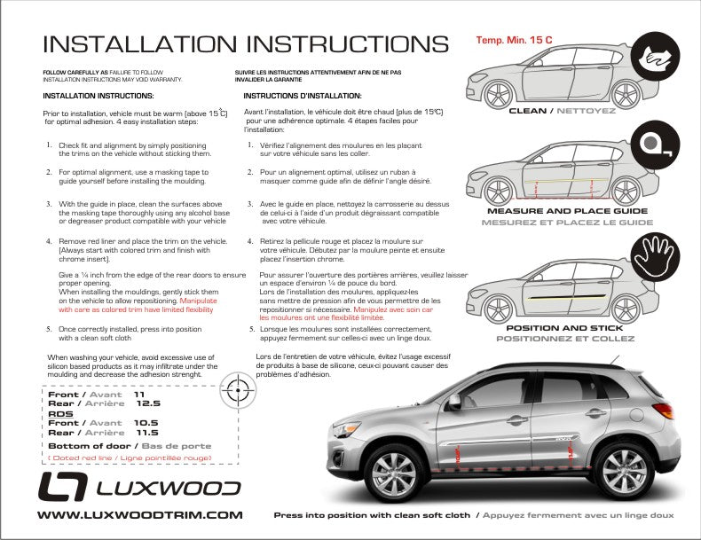 Mitsubishi RVR (SUV) | 2011-2019 | FLASH | #LUXRV11XSM