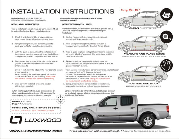 Nissan Frontier (King Cab) | 2007-2019 | FLASH | #LUXFR07XSM