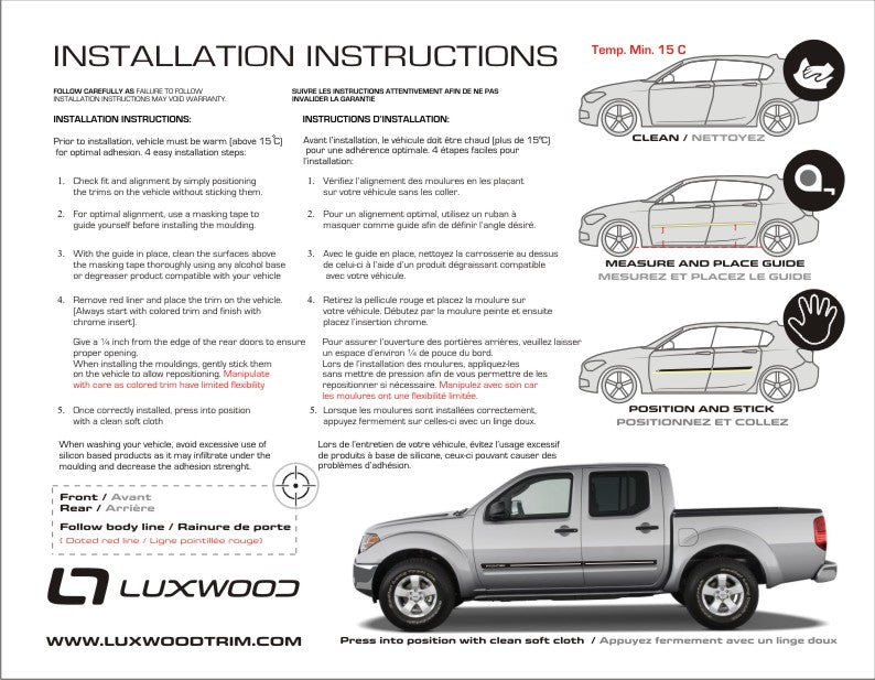 Nissan Frontier (King Cab) | 2007-2019 | CLASSIC | #LUXFR16SMC