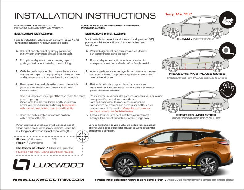 Nissan Murano Midnight Edition (SUV) | 2017-2025 | X-SPORT | #NIMM17XSP