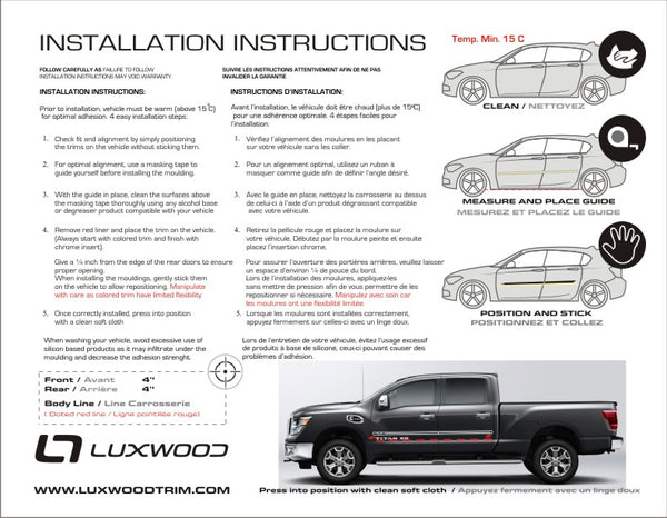 Nissan Titan XD (Crew Cab) | 2016-2021 | CLASSIC | #LUXTC16SMC